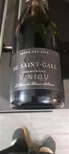 Champagne Šampanské Grand Cru Saint-Gall Le Blanc de Blancs Millésimé 2012