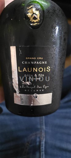 Champaña Champán Grand Cru Launois père & fils Réserve Sin añada
