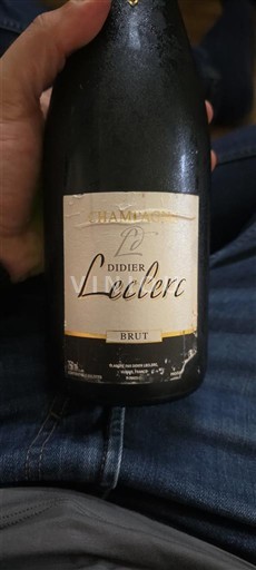 Champagne Champagner Didier Leclerc Ohne Jahrgang