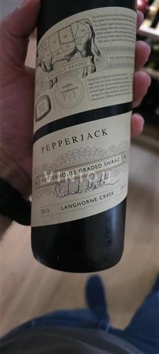 Austrália Meridional Langhorne Creek Pepperjack Porterhouse Graded Shiraz 2013