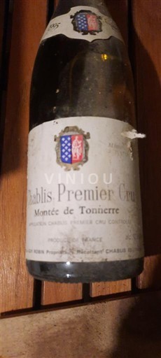 Burgundi Chablis Premier Cru Domaine Bessin Montée de Tonnerre 1995