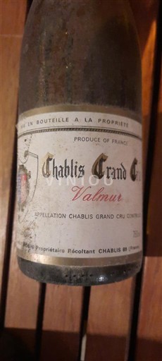 Burgundi Chablis Grand Cru Valmur 1995