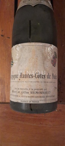 Burgundy Unspecified Henri et Gilles Remoriquet 1995