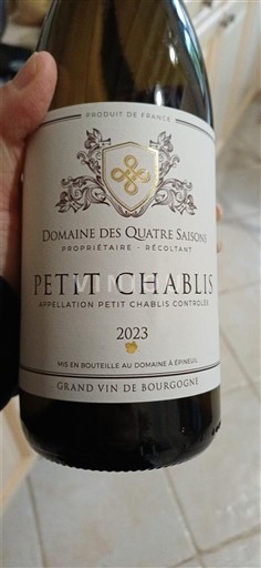 Burgundy Petit Chablis Domaine Des Quatre Saisons 2023