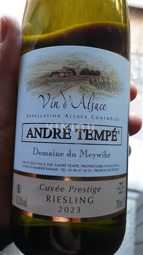 Alsace André Tempé Prestige 2023