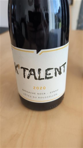 Roussillon Côtes du Roussillon K'Talent 2020