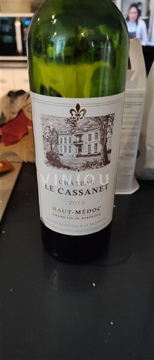 Bordeaux Haut-Médoc Château Le Cassanet 2016