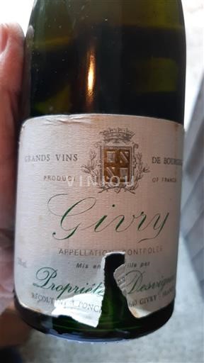 Bourgogne Givry Propriétés Desvignes 1991