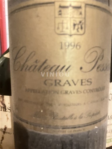 Bordeaux Graves Château Pessan 1996