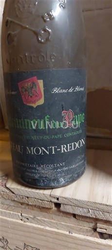 Rhônedalen Châteauneuf-du-Pape Château Mont-Redon Blanc de Blancs 1989