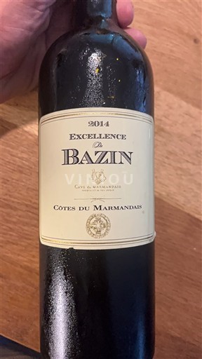 Lounais-Ranska Côtes-du-Marmandais Cave du Marmandais Excellence du Bazin 2014