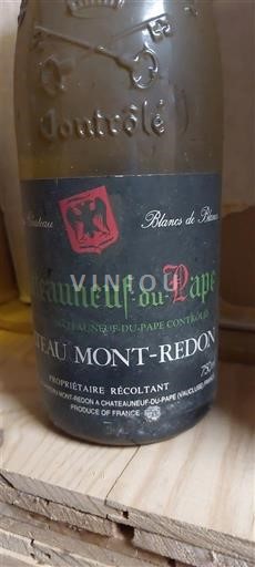Rhônedalen Châteauneuf-du-Pape Château Mont-Redon Blancs de Blancs 1992