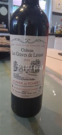 Bordeaux Lalande-de-Pomerol Château Les Graves de Lavaud 2010