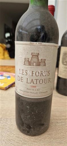 Burdeos Pauillac Les Forts de Latour 1988