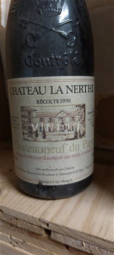 Vallée du Rhône Châteauneuf-du-pape Château La Nerthe 1990