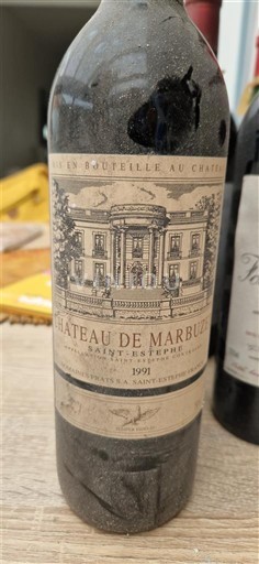 Bordeaux Saint-Estèphe Château Marbuzet 1991