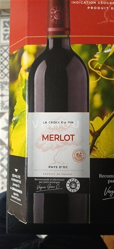 Languedoc-Roussillon Pays d'Oc La Croix du Pin Merlot 2025