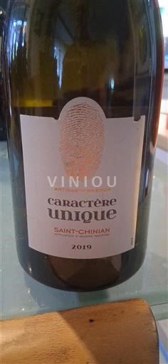 Languedoc Saint-Chinian Artisan Vigneron Caractère Unique 2019