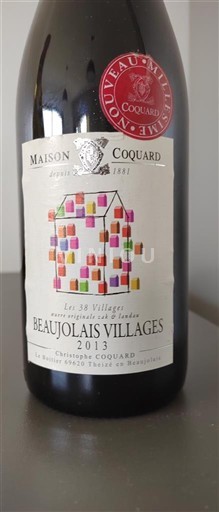 Beaujolais Beaujolais Villages Maison Coquard 2013
