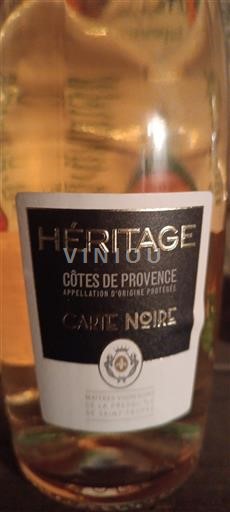 Provenza Côtes-de-Provence Carte Noire Héritage Senza annata