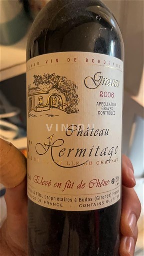 Burdeos Graves Château L'Hermitage 2006