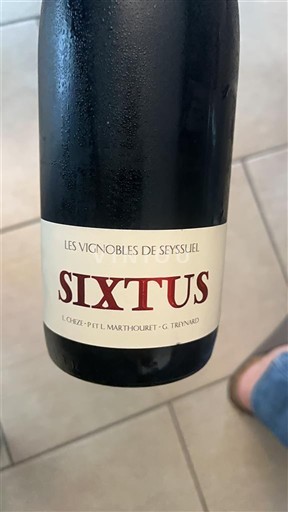 Alpy a Rhonské oblasti Rhodanské pahorkatiny Les Vignobles de Seyssuel Sixtus 2017