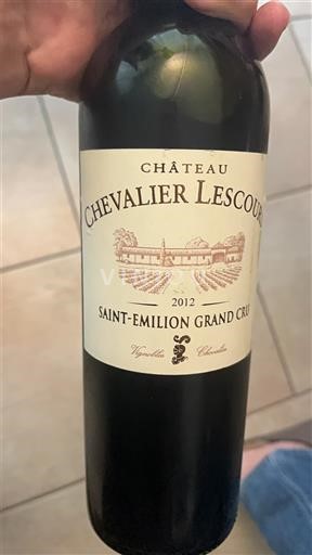 Bordeaux Saint-Émilion Grand Cru Grand Cru Château Chevalier Lescours 2012
