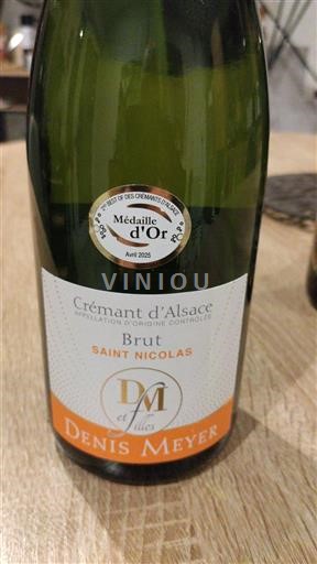 Elzas Crémant d'Alsace Denis Meyer Saint Nicolas Niet-geïntegreerd