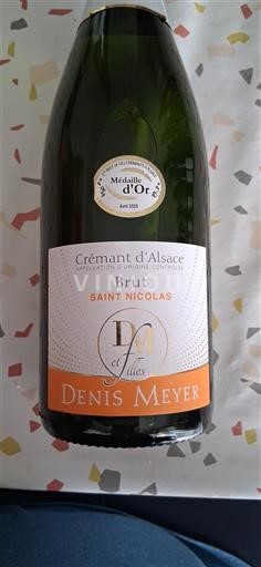 Alsace Crémant d'Alsace Denis Meyer Saint Nicolas Non-Vintage