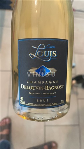 Champaña Champán Delouvin-Bagnost Louis Sin añada