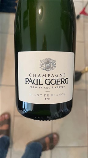 Champaña Champán Premier Cru Paul Goerg Blanc de Blancs Brut Sin añada