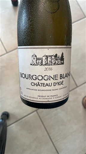 Borgoña No especificado Château Igé 2016