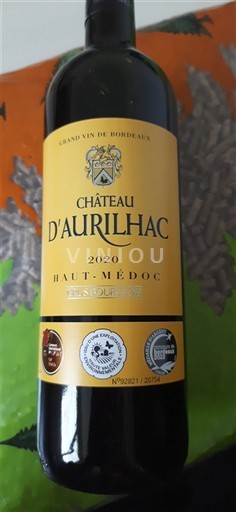 Bordéus Haut-Médoc Château Aurilhac 2020