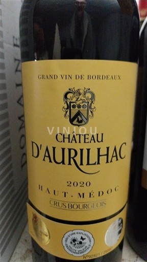 Bordeaux Haut-Médoc Château Aurilhac 2020