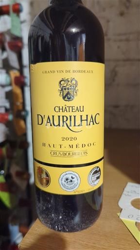 Bordeaux Haut-Médoc Château Aurilhac 2020