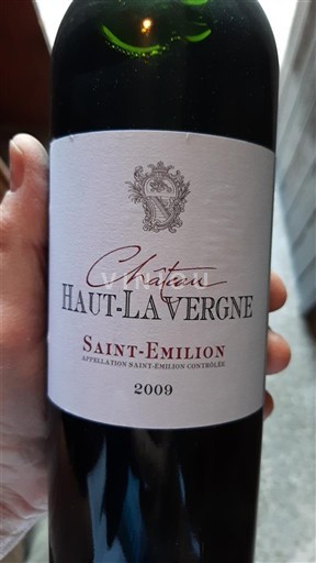 Bordeaux Saint-Émilion Château Haut-La Vergne 2009