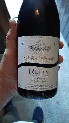 Bourgogne Rully Domaine Fleur Basset En Varot Vieilles Vignes 2014