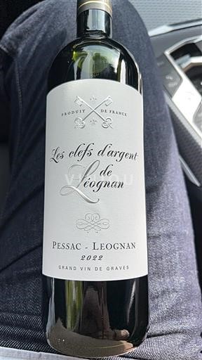 Bordéus Pessac-Léognan Les clefs argent de Léognan 2022