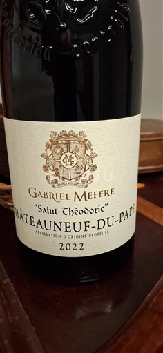 Rhônedalen Châteauneuf-du-Pape Gabriel Meffre Saint-Théodoric 2022