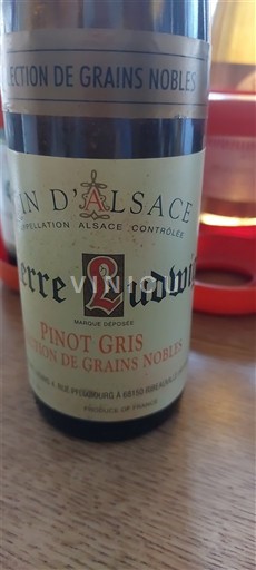 Vine Blanc liquoreux Pierre Ludwig 2000 Frankrig Alsace Vin de France