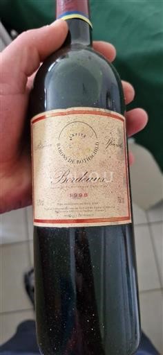 Bordeaux Baron de Rothschild Petite Réserve 1998