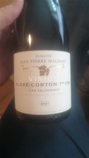 Bourgogne Aloxe-Corton Premier Cru Domaine Jean-Pierre Maldant Les Valozières 2021