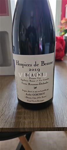 Borgoña Beaune Premier Cru Hospices de Beaune Rousseau-Deslandes 2019