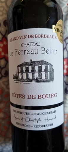 Bordeaux Côtes-de-bourg Château Le Ferreau Belair 2021