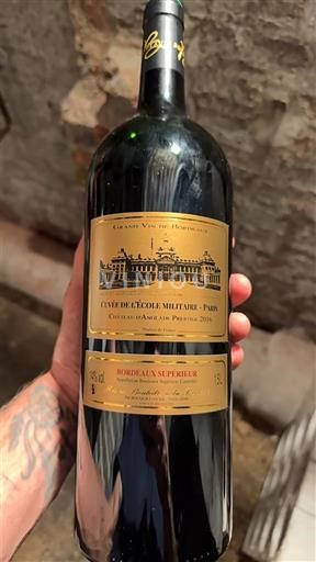 Bordeaux Bordeaux Supérieur Château L'Amiral de l'École Militaire - Paris 2016