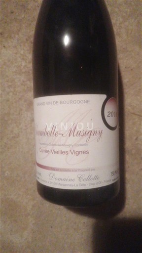 Bourgogne Chambolle-Musigny Domaine Collotte Vieilles Vignes 2016