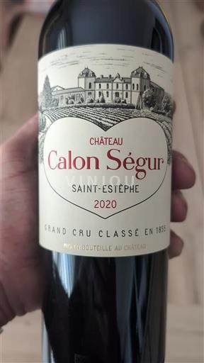 Burdeos Saint-Estèphe Grand Cru Château Calon Ségur 2020