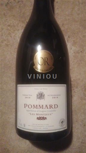 Burgundsko Pommard Les Montjeus 2018