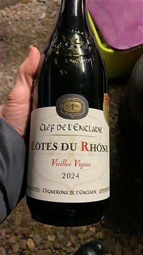 Rhône Valley Côtes du Rhône Clef de l'Enclave Vieilles Vignes 2024