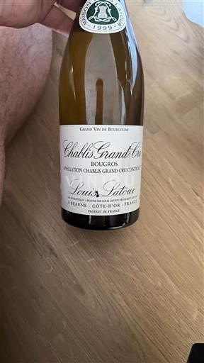 Burgundi Chablis Grand Cru Louis Latour Bougros 1999